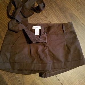 Brown dressy shorts